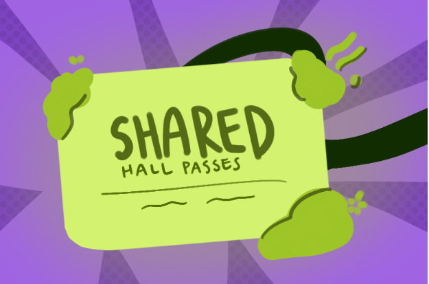 Illustration of shared hallpass